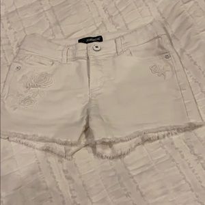 White kids shorts